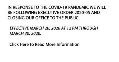 IN RESPONSE TO THE COVID-19 PANDEMIC WE WILL BE FO